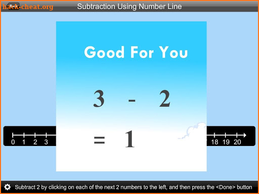 Subtraction Using Number Line screenshot