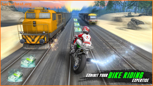 Subway Bike Racer: Train Rush Rider screenshot