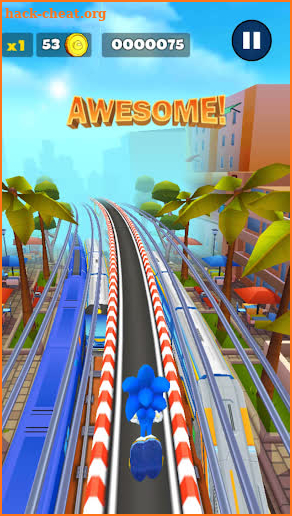 Subway Blue Hedgehog Run screenshot