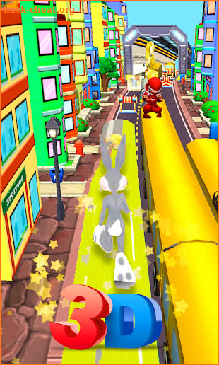 Subway Bunny Rush Run screenshot