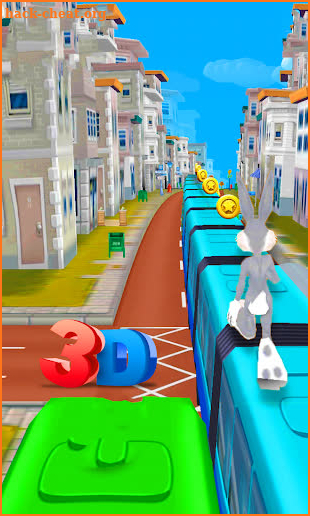 Subway Bunny Rush Run screenshot