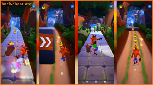 Subway Crash Jungle Fox Bandi. 3D Game Adventures screenshot
