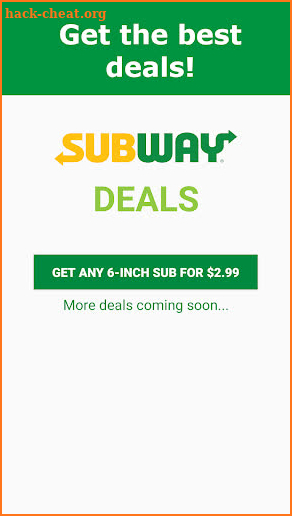 Subway Deals screenshot