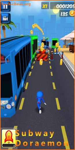 Subway Doraemon dash screenshot