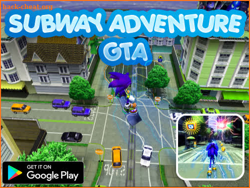 Subway Hedgehog Adventure City screenshot