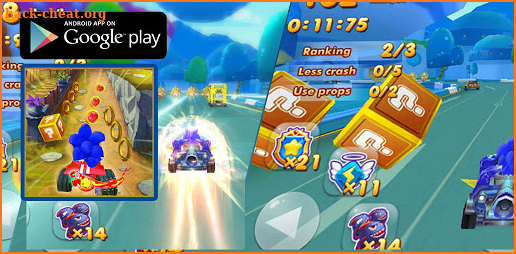 Subway hedgehog Kart - Dash Racing screenshot