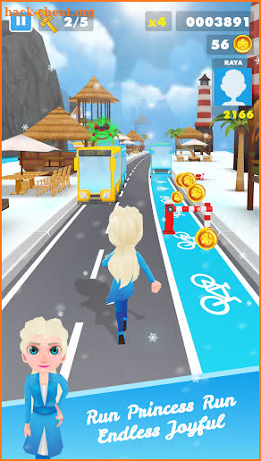 Subway Icy Princess Rush screenshot