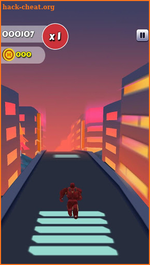 Subway Iron Hero Man screenshot