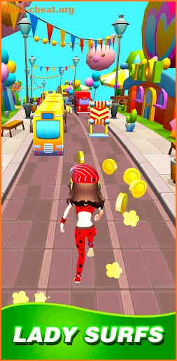 Subway Lady Bug Adventure Game screenshot