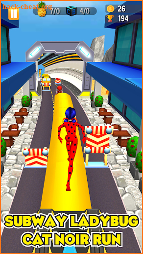 Subway Lady Bug Run screenshot