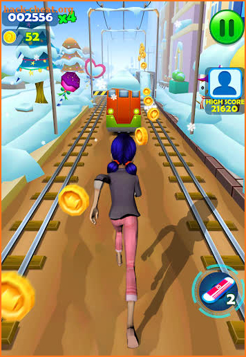 subway Lady Bug Runner Jungle Adventure Dash 3D screenshot