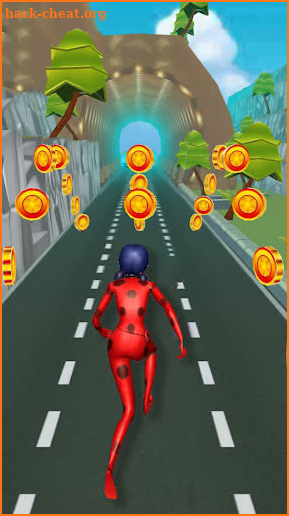 Subway LADYBUG Super Hero chibi run Adventure screenshot