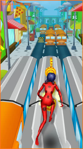 Subway LADYBUG Super Hero chibi run Adventure screenshot