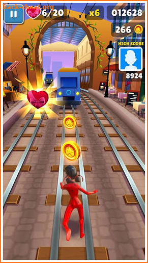 Subway Miraculous Train Run screenshot