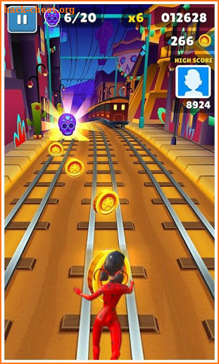 Subway Miraculous Train Run screenshot