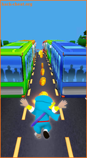 Subway Ninja Hattori Run screenshot