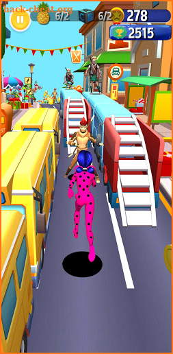 Subway Princess Lady & Cat Runner 3D screenshot