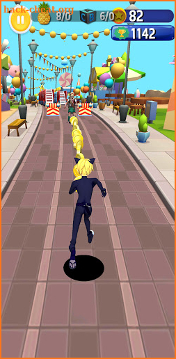 Subway Princess Lady & Cat Runner 3D screenshot