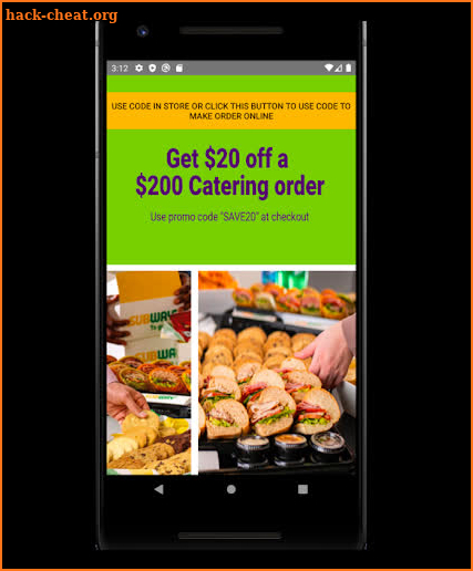 Subway Restaurants Coupons Deals screenshot