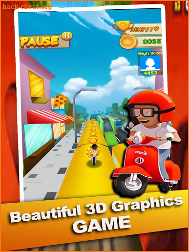 Subway Scooter Race Run 3D screenshot