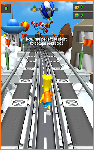 Subway Simpsons ; Epic Run screenshot