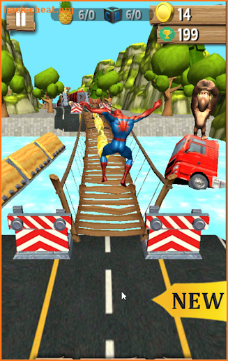 Subway SpiderMan 3: Amazing SpiderVerse Rush 3D screenshot