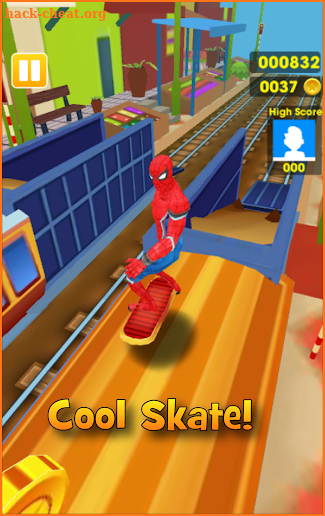 Subway Spiderman 3D screenshot