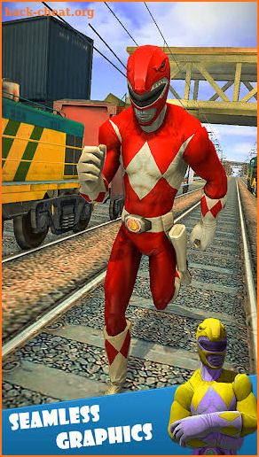 Subway Surf Ninja: Rangers Steel Run screenshot