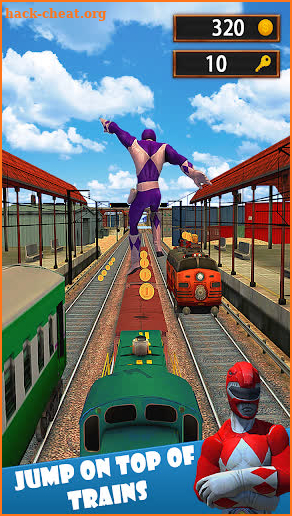 Subway Surf Ninja: Rangers Steel Run screenshot