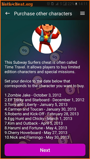Subway Surfer Guide-Get Unlimited Coins screenshot