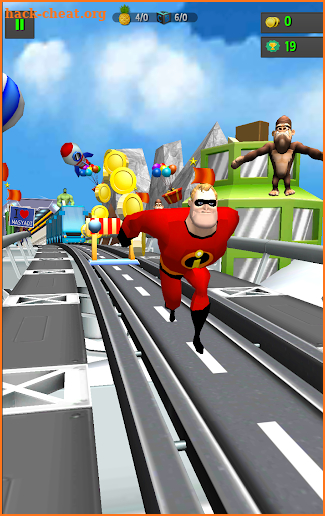 Subway The incredibles 2 Games Running 3D screenshot