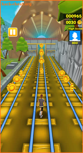 Subway Toon Boy Rail Track screenshot