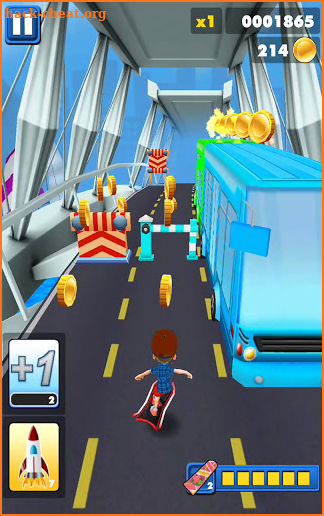 Subway Track Runner - Free Mode screenshot
