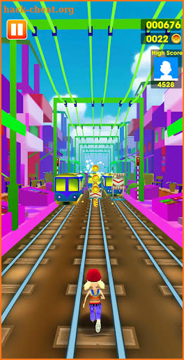 Subway Track Surfing 3D screenshot