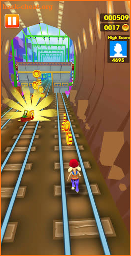 Subway Track Surfing 3D screenshot