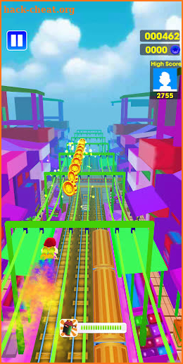 Subway train surf run 3D screenshot