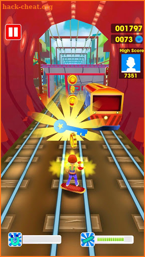 Subway Train Surfing 3D screenshot