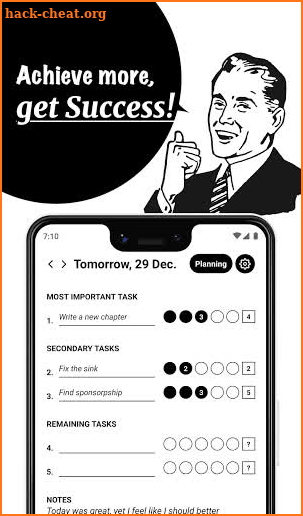 Success Weekly Planner screenshot