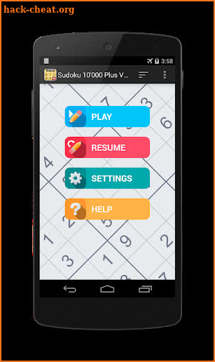 Sudoku 10'000 Plus screenshot