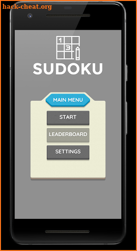 Sudoku Blue screenshot