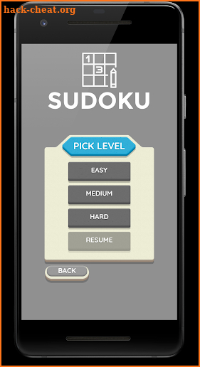 Sudoku Blue screenshot