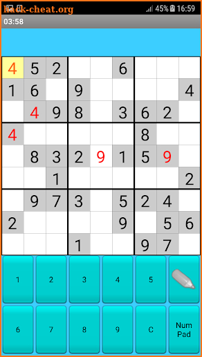 Sudoku Challlenge - free screenshot