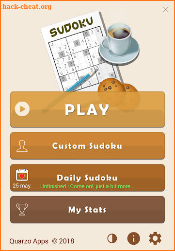 Sudoku classic screenshot