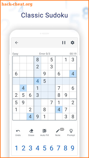 Sudoku - Free Classic brain puzzle, Number game screenshot