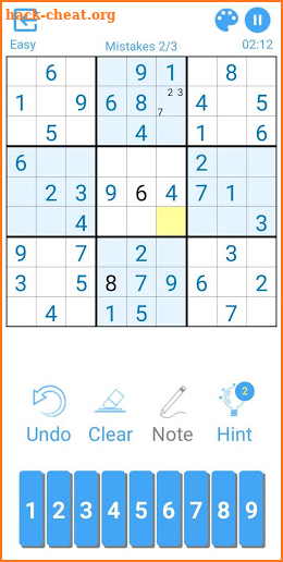 Sudoku free games screenshot