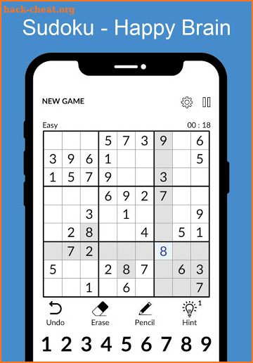 Sudoku - Happy Brain screenshot