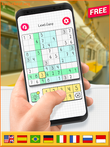 Sudoku in English screenshot
