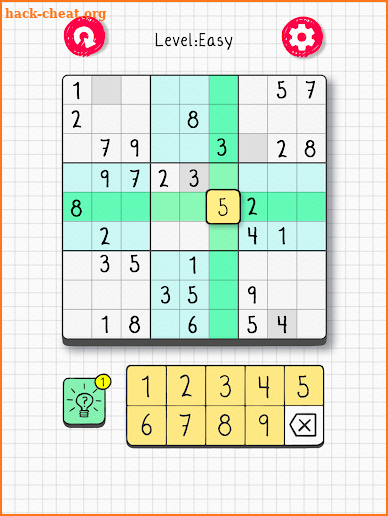 Sudoku in English screenshot