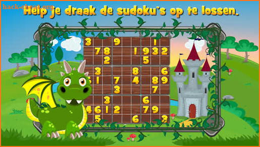 Sudoku kids Dragon adventure screenshot