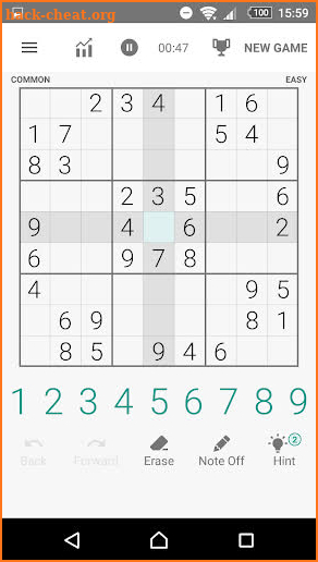 Sudoku King screenshot